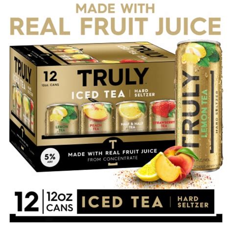 TRULY Hard Seltzer Iced Tea Variety Pack, 12 cans / 12 fl oz - Kroger