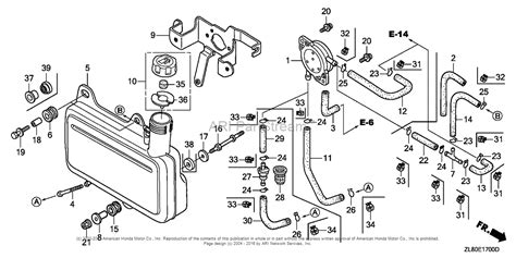 Honda Engines GC160 QHAJ ENGINE, JPN, VIN# GCAH-1000001 TO GCAH- 9999999 Parts Diagram for FUEL ...