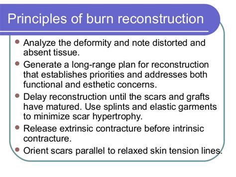 Surgery on Burn Patients