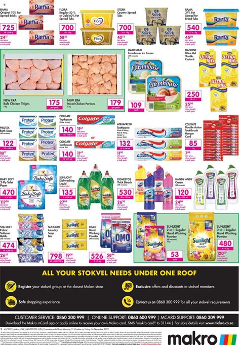 Makro Specials Stokvel Sale Oct 2022 | Makro Catalogue | Stokvel 2022