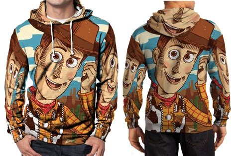 Woodie Toy Story 2 Hoodie Fullprint Men - Activewear