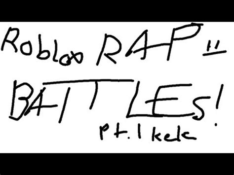 Roblox | Rap Battles pt.1 - YouTube