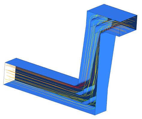 CFD Flow Optimization - Turning Vanes - etay engineering