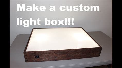 How to build a light box! - YouTube