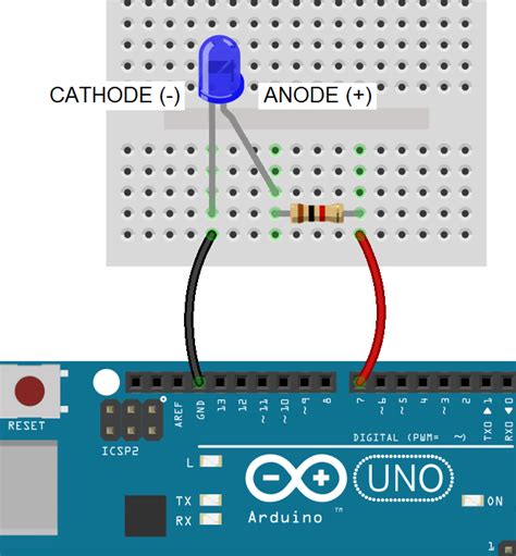 Led Anode Cathode Resistor