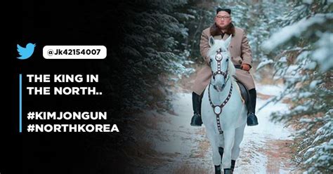 Kim Jong-un Rides A White Horse, People Call Him 'Prince Charming' And 'King Of The North'