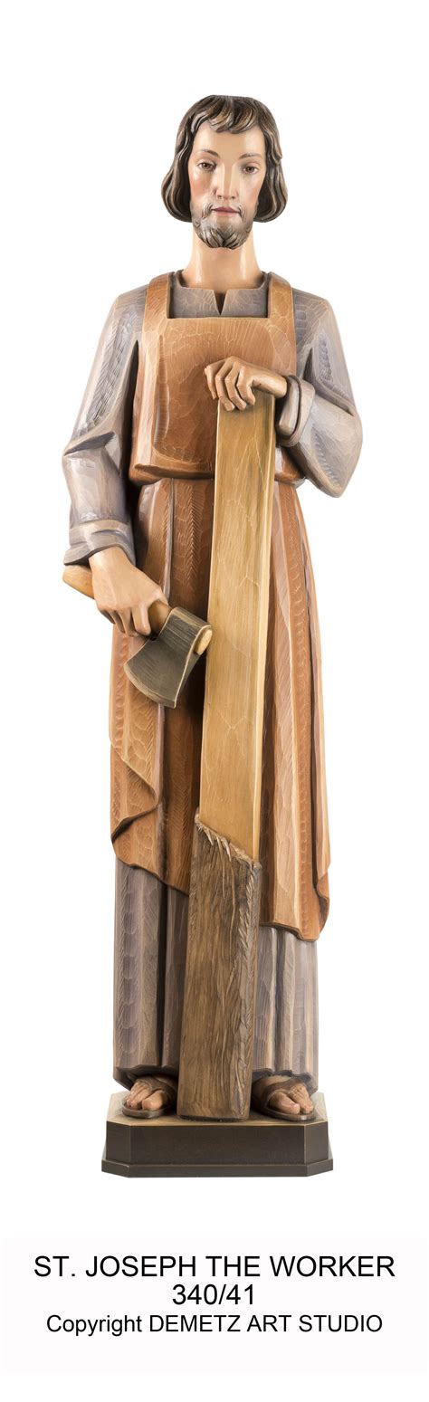 St. Joseph the Worker Statue #340/41 - McKay Church Goods