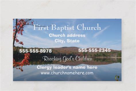 Church Business Cards Templates Free - prntbl.concejomunicipaldechinu.gov.co