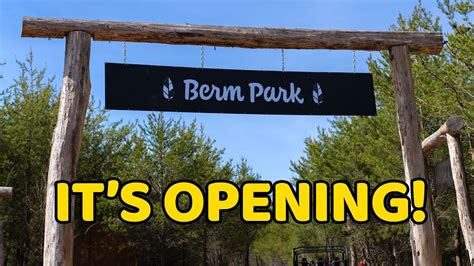 Berm Park is complete! Now what? - YouTube