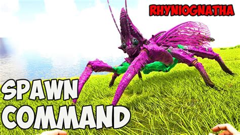 Rhyniognatha ARK Spawn COMMAND | How To Summon RHYNIOGNATHA Ark CODE ...