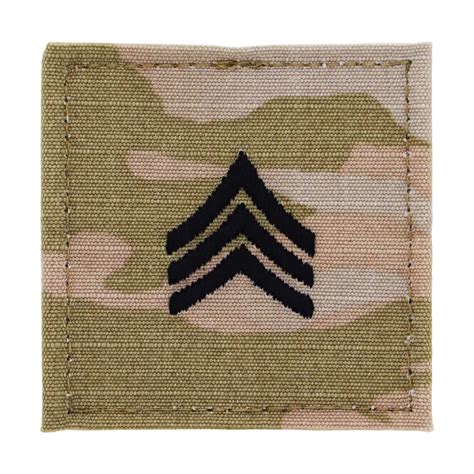 Army Rank Sergeant (sgt) Hook & Loop (ocp) 2 Pc. | Enlisted Rank - Ocp | Military | Shop The ...