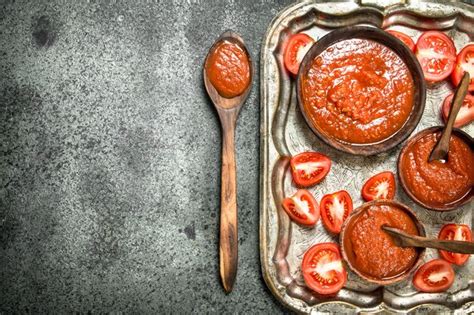 Premium Photo | Fresh tomato sauce with spices.