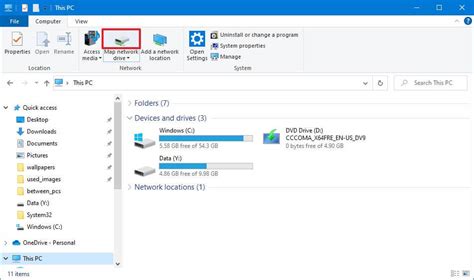 How to map network drive on Windows 10 - Pureinfotech