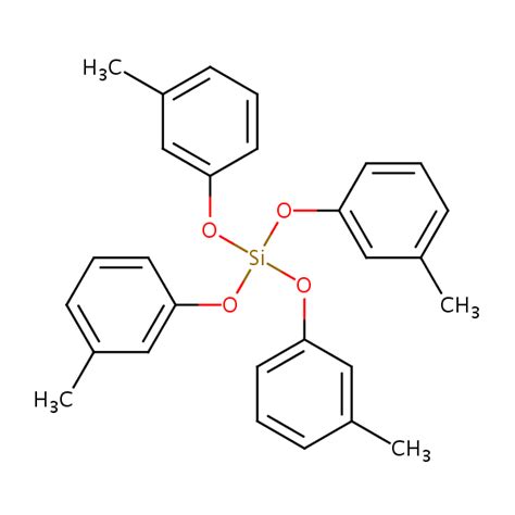 Silicic acid (H4SiO4), tetrakis(3-methylphenyl) ester | SIELC