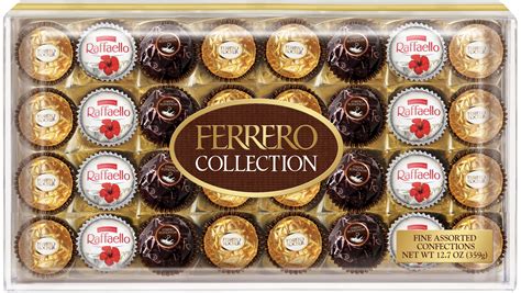 Ferrero Collection Fine Assorted Confections & Chocolates, 32 Count - Walmart.com