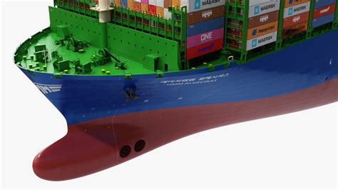 HMM Algeciras Class Container Ship 3D model - TurboSquid 1761925