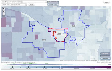 Robbins, Illinois (IL) Zip Code Map - Locations, Demographics - list of ...