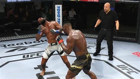 Francis Ngannou vs Jon Jones Full Fight Ea Sports UFC 4 - YouTube