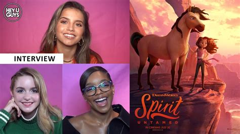 Isabela Mercad, McKenna Grace, Marsai Martin & Elaine Bogan on soaring new animation Spirit ...