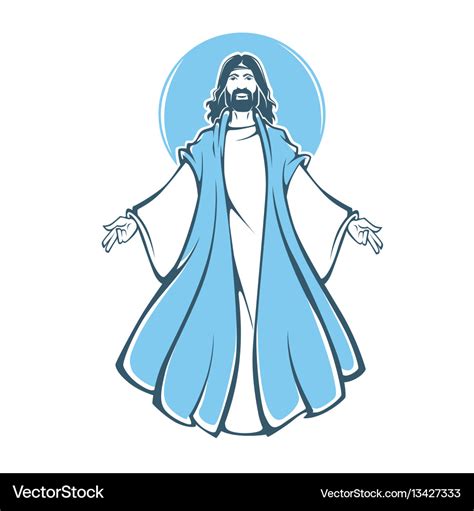 Jesus christ resurrection for your Royalty Free Vector Image