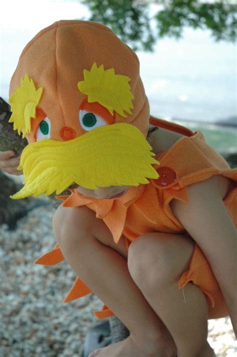 Lorax Inspired Costume Giftset - Includes Hat and Body Suit - Dr Seuss Lorax Costume - Halloween ...