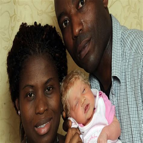 TLH A black, Nigerian couple Ben and Angela Ihegboro living in the U.K. gave birth to a white ...