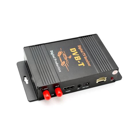 Vancago Car HD DVB T TV Box TV Receiver Dual Tuner Mpeg4 Car Digital TV ...