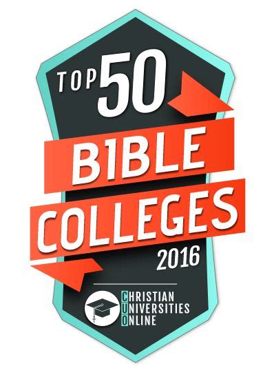 Top 50 Bible Colleges 2016 | Bible college, Bible, Online university