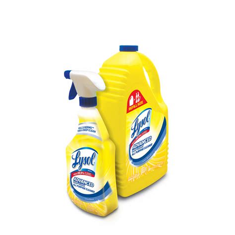 Lysol Lemon All Purpose Cleaner, 32 oz. Spray Bottle with 144 oz. Refill - BJ's Wholesale Club