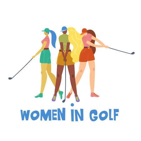 2,985 Woman Golf Stock Illustrations, Cliparts and Royalty Free Woman Golf Vectors in 2021 ...