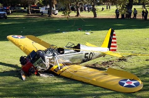 Harrison Ford crash lands vintage plane on golf course | MPR News