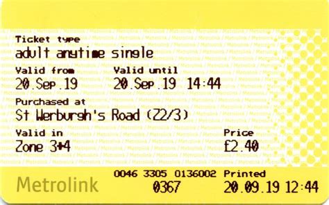 Ticket Metrolink Manchester | Manchester metrolink, Book art, Junk journal