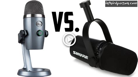 [VIDEO] Blue Yeti Nano vs. Shure MV7 – Sound Comparison and Best Settings for Both! – In Third ...