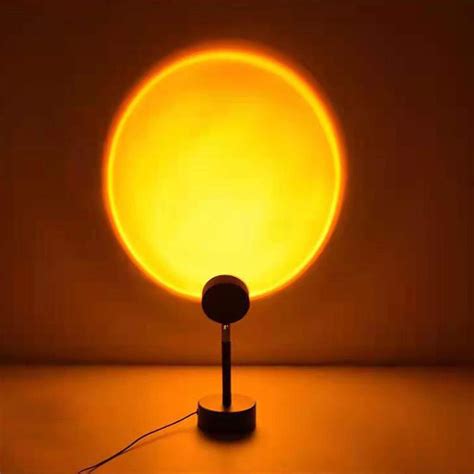 TIK Tok Sunset Lamp Projector, Adjustable 180 Degree Rotation Rainbow USB Led Night Light ...