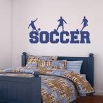 Soccer Decals for Bedroom | Soccer Vinyl Wall Decals