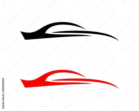 Car Silhouette Automotive Logo Stock Vector | Adobe Stock