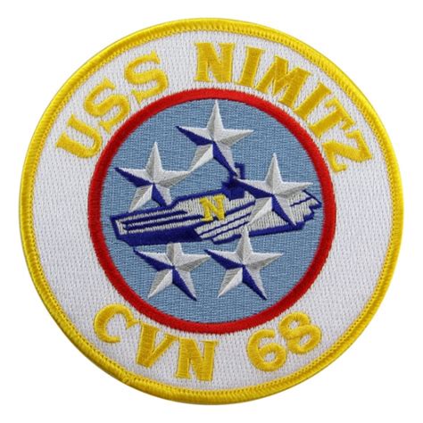 USS Nimitz CVN-68 Ship Patch | Flying Tigers Surplus