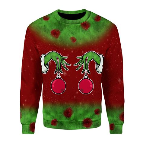 Grinch Ugly Christmas Sweater – Gearhomies.com