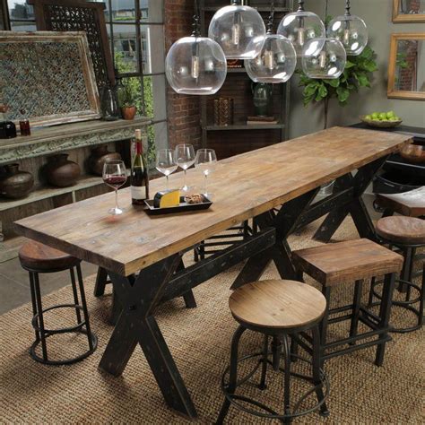 Aurora Gathering Table - Distressed and Reclaimed Boat Wood – Artesanos Design Collection #f ...