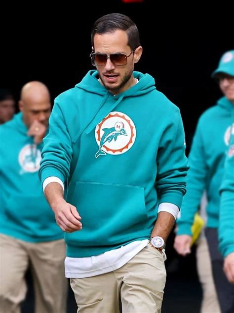 Mike McDaniel Miami Dolphins Hoodie | Aqua Miami Dolphins Hoodie