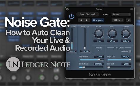 Noise Gate: How to Auto Clean Your Live & Recorded Audio | LedgerNote