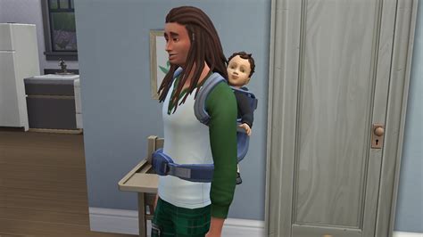 How to find and use The Sims 4 Growing Together baby carrier | GamesRadar+