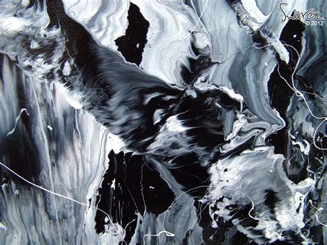 Black and white abstract art | Black, white abstract, Modern art ...