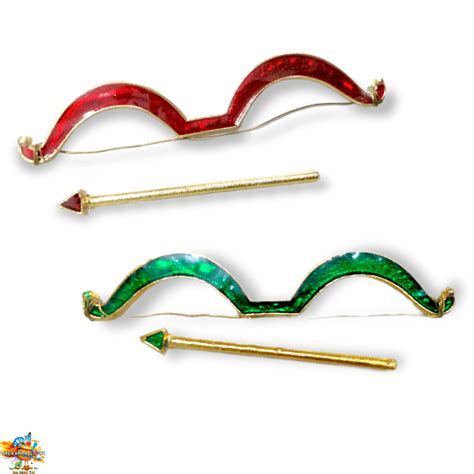 Shree Ram Dhanush Baan- Pack of 2 Metal Bow Arrow Set