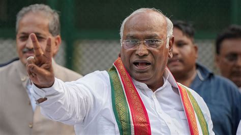 In Photos: Veteran Leader Mallikarjun Kharge Elected Congress President