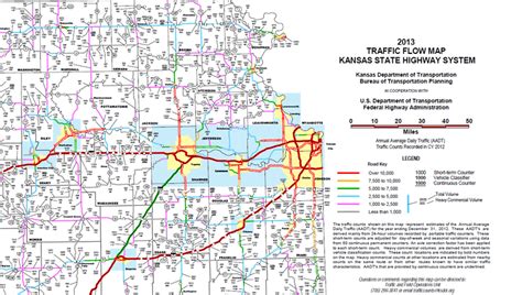 9 Traffic flow map, a part of the Kansas highway system | Download Scientific Diagram