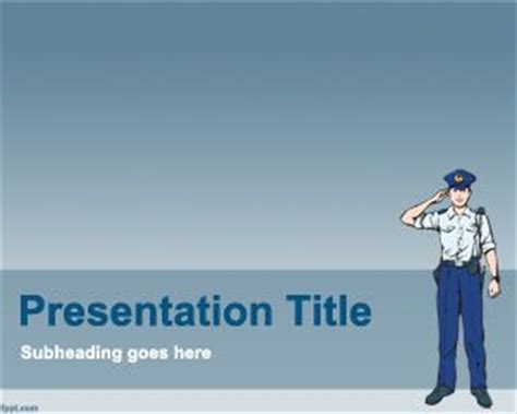 Free Police PowerPoint Template