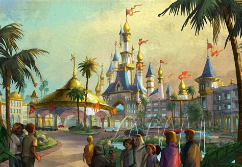 Insights and Sounds: Dubai Disneyland Concept Art | Disney concept art ...