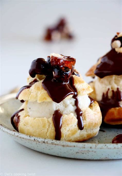 Chocolate Profiteroles with Candied Hazelnuts — Del's cooking twist