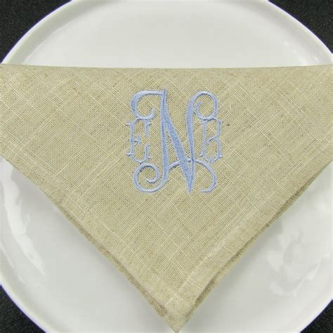 Monogrammed Napkins - Etsy